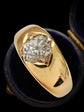 VICTORIAN DIAMOND & 18CT GOLD GYPSY RING
