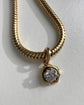 VICTORIAN DIAMOND SOLITAIRE PENDANT