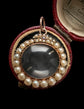 GEORGIAN PEARL SNAKE OUROBOROS LOCKET PENDANT