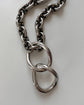 VINTAGE LARGE SCALE SILVER CHAIN EXTENDER / CLASP