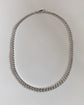 ANTIQUE CHUNKY SILVER CURB CHAIN