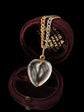 VICTORIAN ROCK CRYSTAL HEART PENDANT