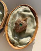 ANTIQUE 15CT GOLD DIAMOND & EMERALD HEART LOCKET