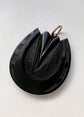 VICTORIAN WHITBY JET HORSESHOE PENDANT