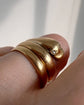 VICTORIAN CHUNKY 18CT GOLD SNAKE RING