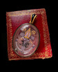 VICTORIAN BISHOPS MITRE ROCK CRYSTAL LOCKET