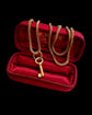 ANTIQUE MINIATURE GOLD KEY PENDANT