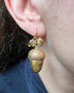 VICTORIAN LARGE 9CT GOLD ACORN EARRINGS