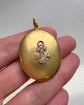 ANTIQUE DIAMOND ANCHOR 18CT GOLD LOCKET