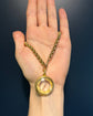 A SUPERB ANTIQUE 18CT GOLD COMPASS PENDANT