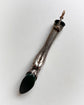 VICTORIAN SILVER & BLOODSTONE STAG LEG PENDANT