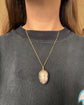 ANTIQUE SILVER EGG PENDANT