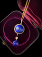 VICTORIAN LAPIS LAZULI & DIAMOND PENDANT