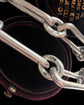 ANTIQUE SILVER PAPERCLIP ALBERT T-BAR CHAIN