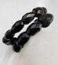 VICTORIAN WHITBY JET ACORN BANGLE