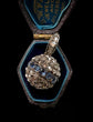 19TH CENTURY DIAMOND & SAPPHIRE ORB PENDANT