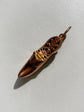 MINI ANTIQUE SHOE VINAIGRETTE PENDANT