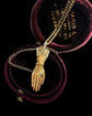 GEORGIAN 18CT GOLD HAND PENDANT / CLASP