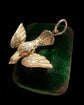 ANTIQUE 15CT GOLD DOVE BIRD PENDANT
