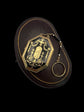 EARLY 19TH CENTURY SWISS ENAMEL COMPACT/MIRROR PENDANT