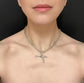 ANTIQUE SILVER PAPERCLIP ALBERT CHAIN