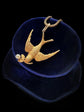 VICTORIAN 15CT GOLD SWALLOW BIRD PENDANT