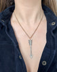 VICTORIAN PASTE ARROW PENDANT