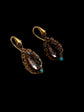EARLY 19TH CENTURY AMETHYST SNAKE EARRINGS