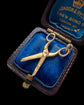 VINTAGE 9CT GOLD SCISSORS PENDANT