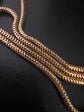 VICTORIAN 15CT GOLD BRAZILIAN / SNAKE LINK CHAIN