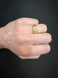 VICTORIAN DIAMOND & 18CT GOLD GYPSY RING
