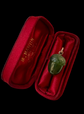 ANTIQUE GREEN SERPENTINE ACORN PENDANT