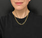 ANTIQUE 18CT GOLD PAPERCLIP ALBERT CHAIN
