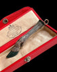 VICTORIAN SILVER & BLOODSTONE STAG LEG PENDANT