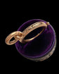 ANTIQUE LARGE 14CT GOLD BOLT RING