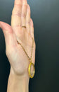 VICTORIAN ORNATE GOLD FRAMED GLASS LOCKET