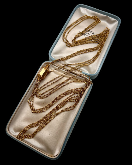 19TH CENTURY FRENCH 18CT GOLD CHAIN