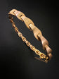 VICTORIAN 15CT GOLD ARTICULATED BRACELET