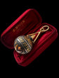 19TH CENTURY DAMASCENE ‘BOMBARDMENT OF BILBAO’ PENDANT