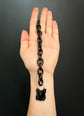 VICTORIAN JET PADLOCK BRACELET