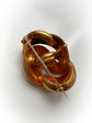 VICTORIAN 15CT GOLD CHUNKY KNOT BROOCH
