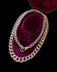 ANTIQUE CHUNKY SILVER CURB CHAIN