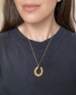 VICTORIAN SUPERSIZED 18CT GOLD & DIAMOND HORSESHOE PENDANT