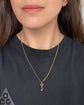 ANTIQUE MINI 9CT GOLD KEY PENDANT