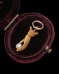 EARLY 19TH CENTURY 15CT GOLD HAND PENDANT