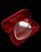 LARGE VICTORIAN HEART GLASS LOCKET PENDANT