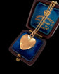 VINTAGE ZODIAC ‘PISCES’ DOUBLE FISH HEART PENDANT