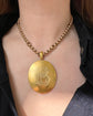 VICTORIAN HUGE 15CT GOLD ‘EB’ LOCKET