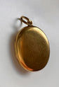 VICTORIAN 15CT GOLD LOCKET WITH TURQUOISE & DIAMOND HEART MOTIF