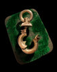 19TH CENTURY 18CT GOLD TWIST DOG CLIP